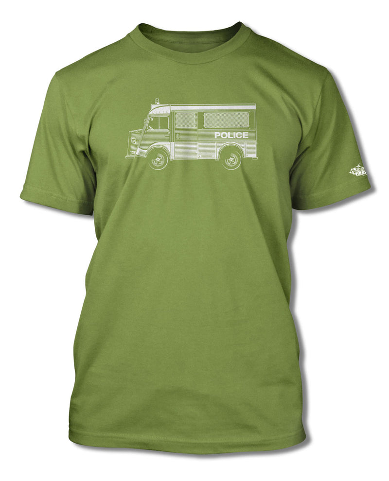 Citroen HY Type H Police Nationale 1947 – 1981 T-Shirt - Men - Side View
