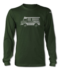 Citroen HY Type H Police Nationale 1947 – 1981 T-Shirt - Long Sleeves - Side View