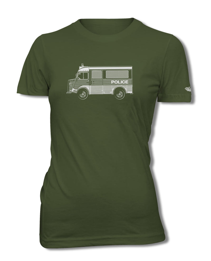 Citroen HY Type H Police Nationale 1947 – 1981 T-Shirt - Women - Side View