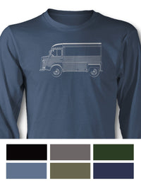 Citroen HY Type H Van 1947 – 1981 T-Shirt - Long Sleeves - Side View
