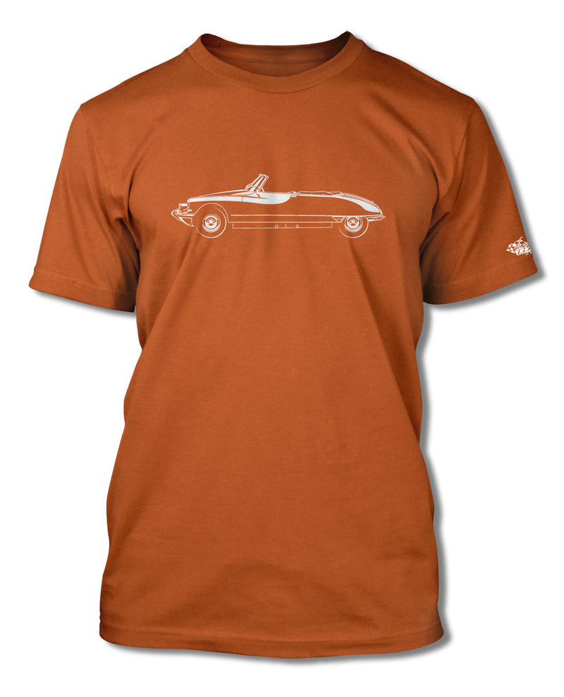 Citroen DS ID 1955 - 1967 Convertible Cabriolet T-Shirt - Men - Side View