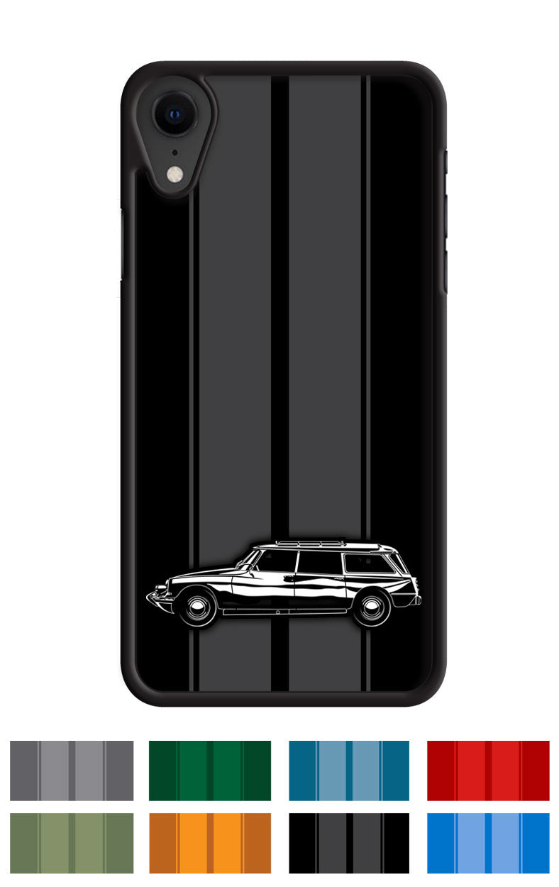 Citroen DS ID 1958 - 1967 Station Wagon Smartphone Case - Racing Stripes