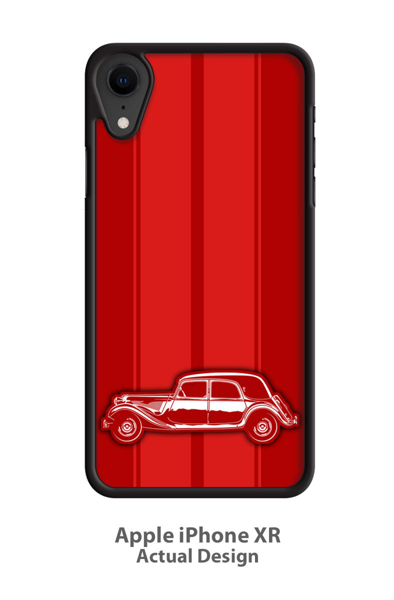 Citroen Traction Avant 11B 1934 – 1957 Smartphone Case - Racing Stripes