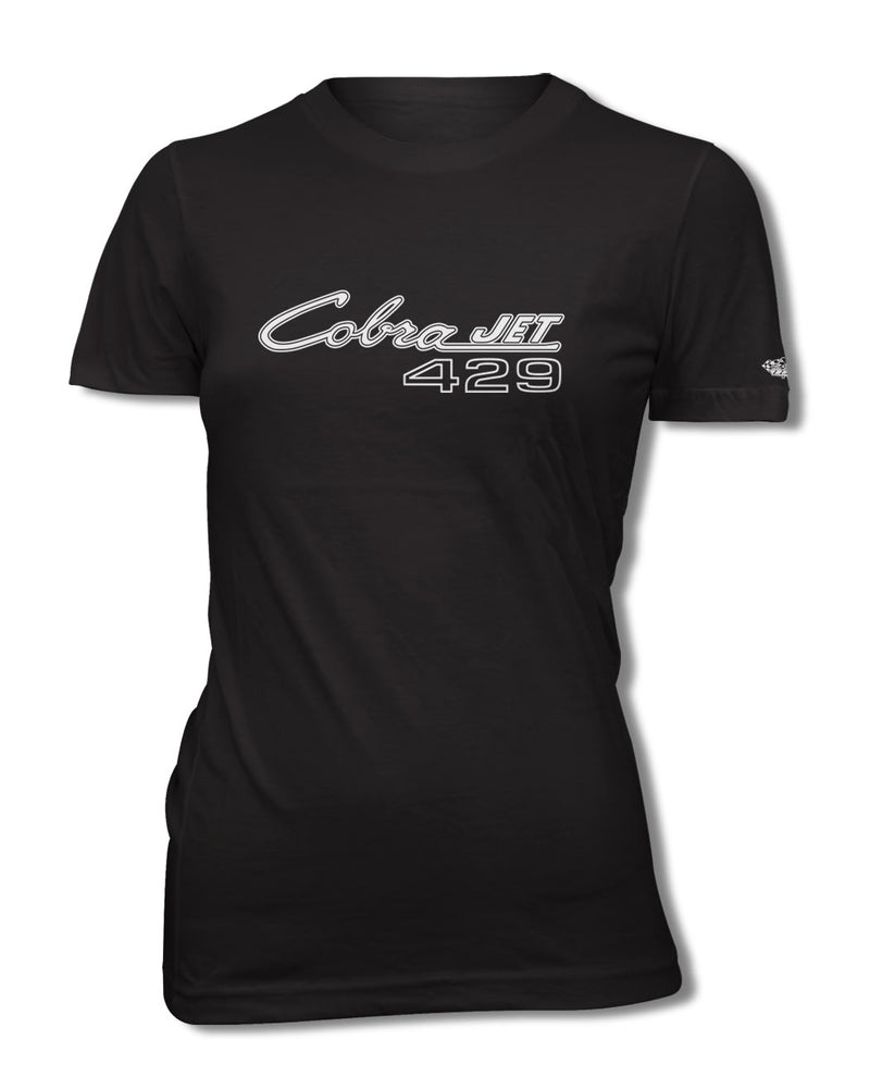 Cobra Jet 429 c.i. V8 Engine Emblem 1968 - 1970 T-Shirt - Women - Emblem