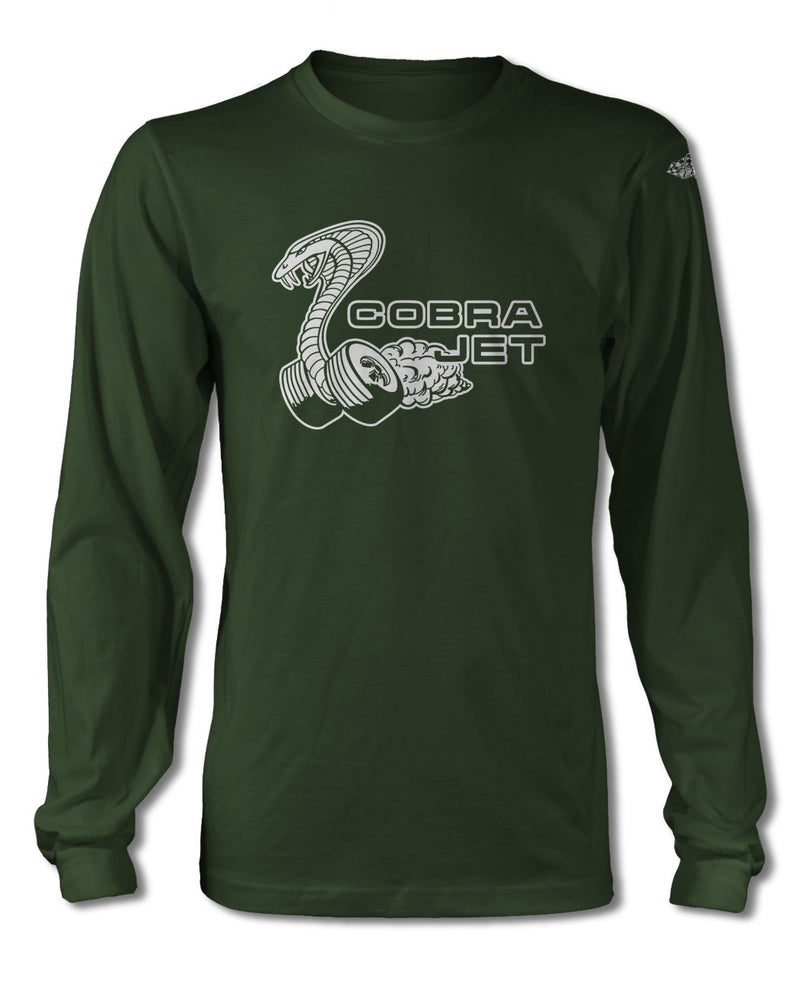 Cobra Jet Snake Emblem 1968 - 1969 T-Shirt - Long Sleeves - Emblem