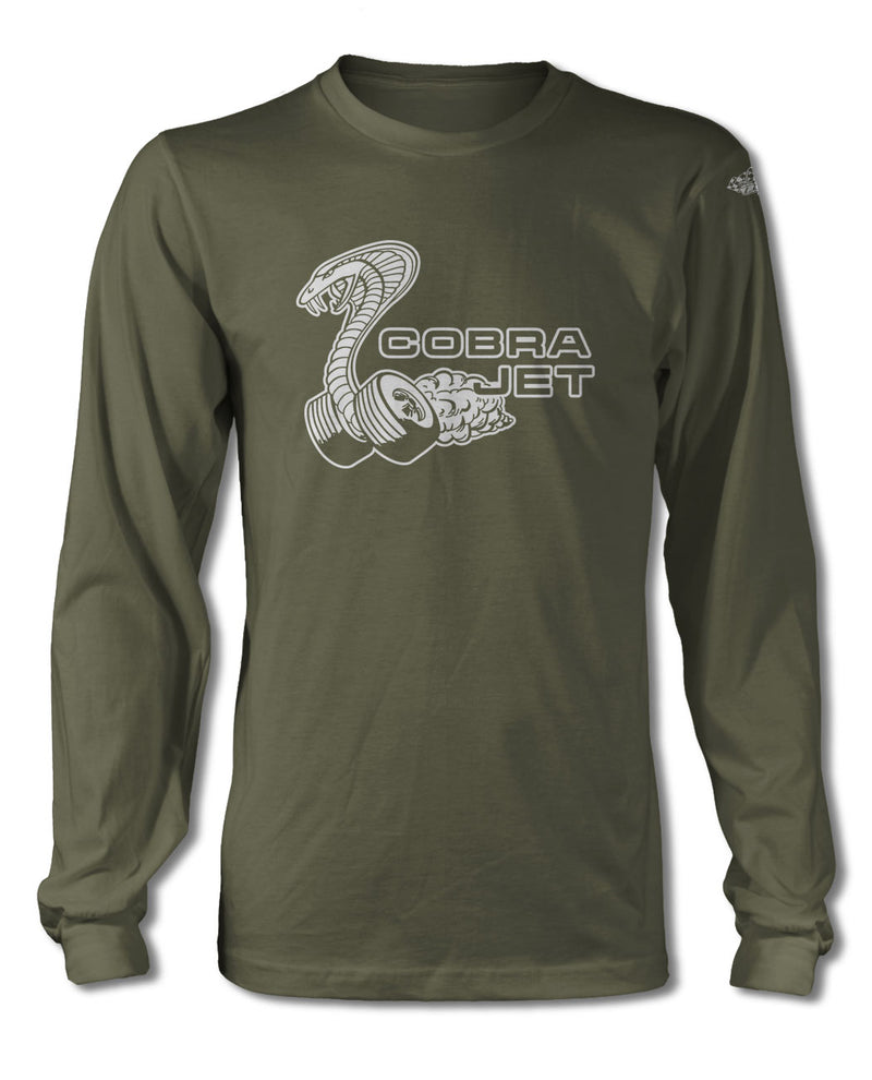 Cobra Jet Snake Emblem 1968 - 1969 T-Shirt - Long Sleeves - Emblem