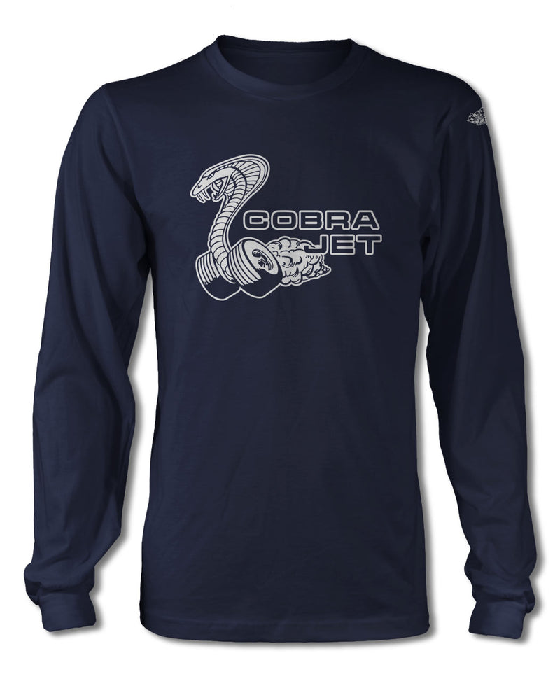 Cobra Jet Snake Emblem 1968 - 1969 T-Shirt - Long Sleeves - Emblem