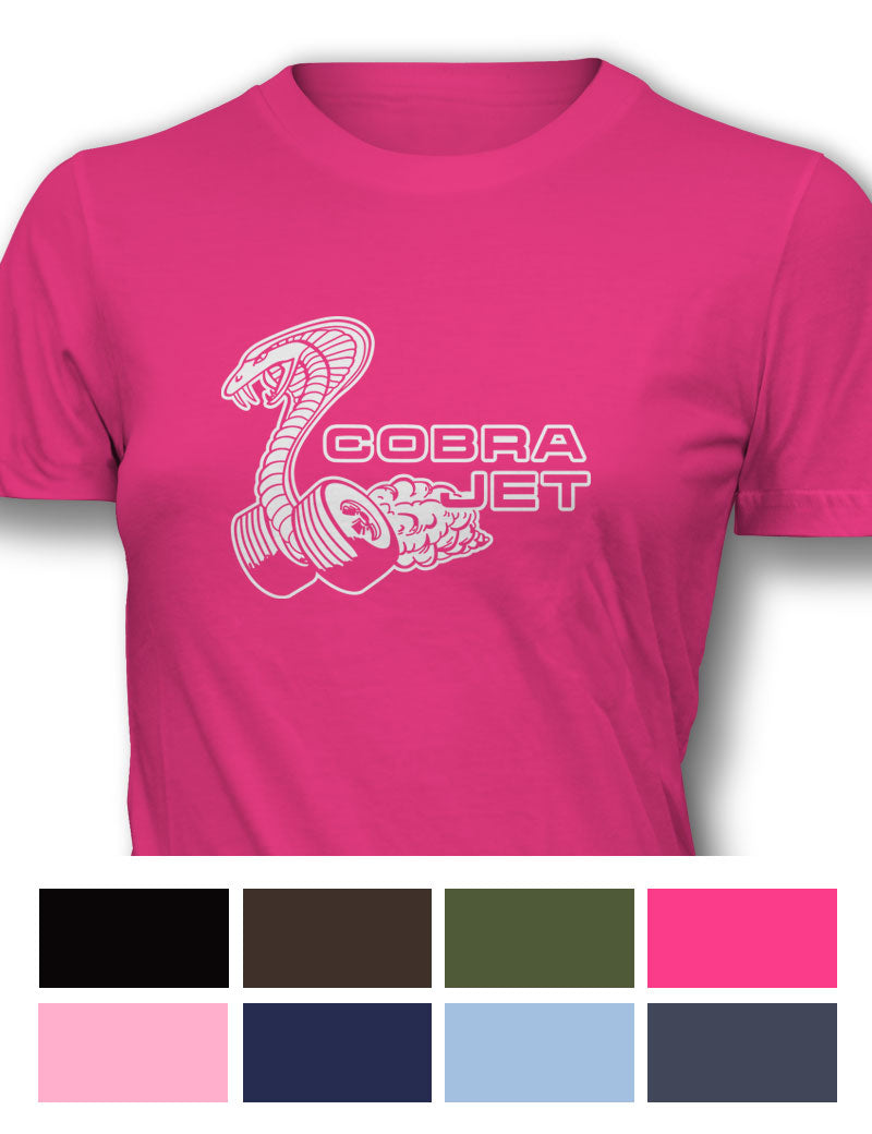 Cobra Jet Snake Emblem 1968 - 1969 T-Shirt - Women - Emblem