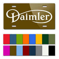 Daimler Vintage Logo Novelty License Plate