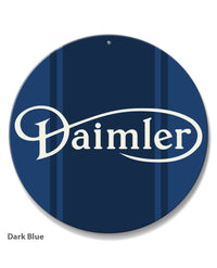 Daimler Emblem Round Aluminum Sign