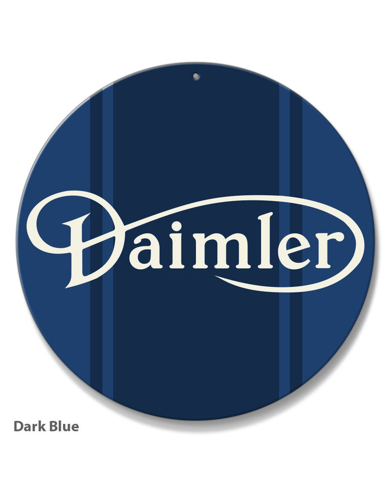 Daimler Emblem Round Aluminum Sign