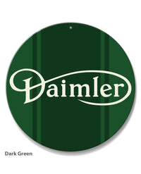 Daimler Emblem Round Aluminum Sign