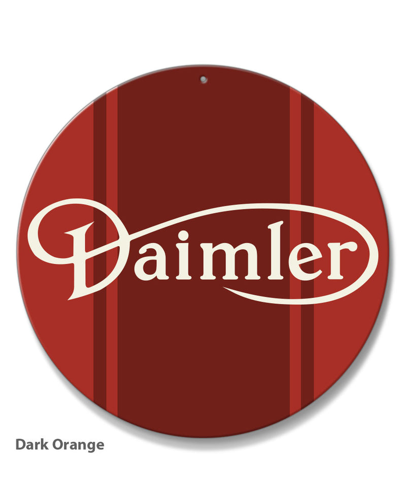 Daimler Emblem Round Aluminum Sign