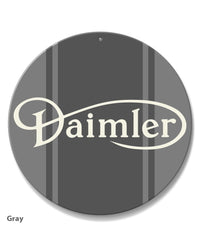 Daimler Emblem Round Aluminum Sign