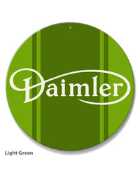 Daimler Emblem Round Aluminum Sign