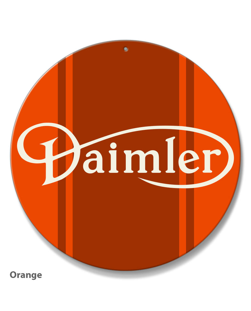 Daimler Emblem Round Aluminum Sign