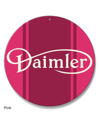 Daimler Emblem Round Aluminum Sign