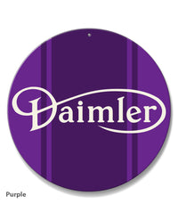 Daimler Emblem Round Aluminum Sign