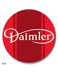 Daimler Emblem Round Aluminum Sign