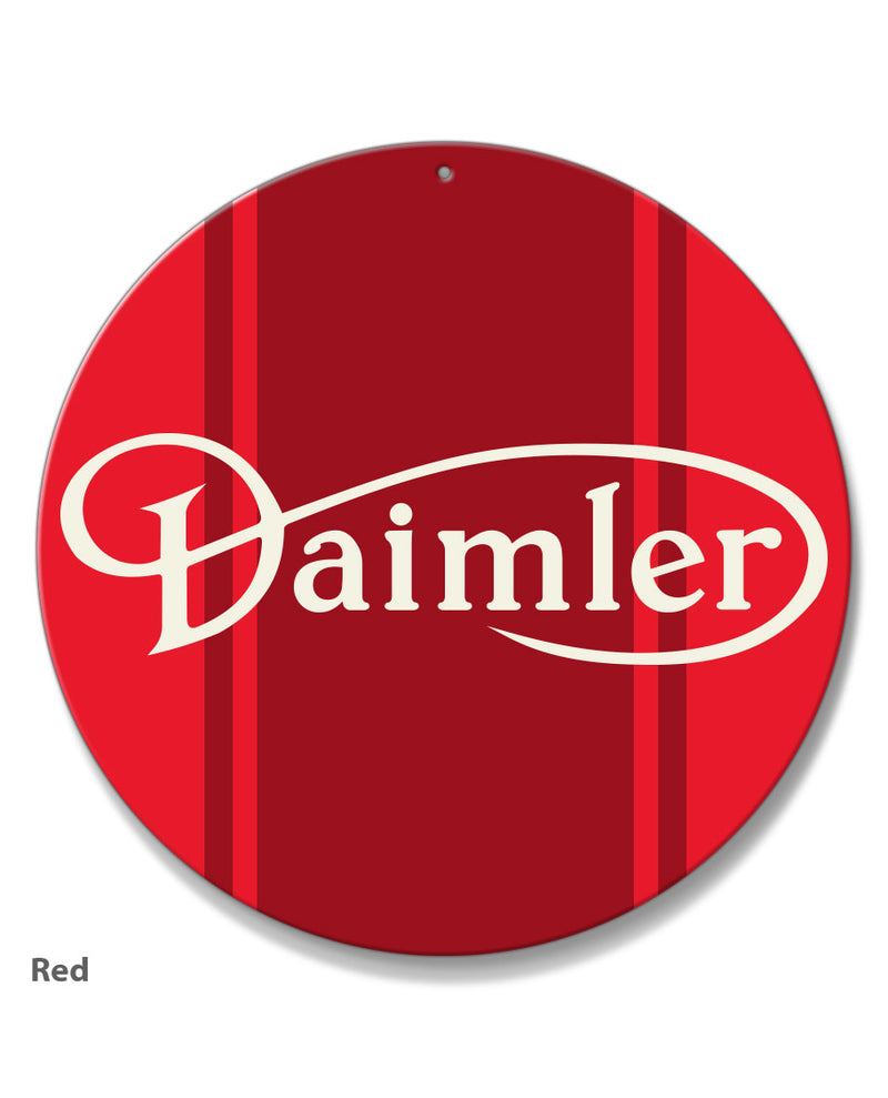 Daimler Emblem Round Aluminum Sign