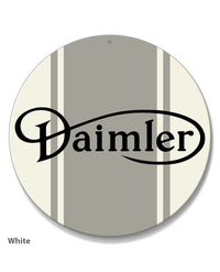 Daimler Emblem Round Aluminum Sign