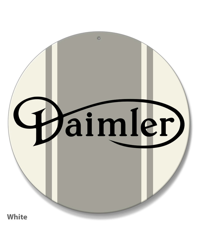 Daimler Emblem Round Aluminum Sign