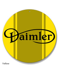 Daimler Emblem Round Aluminum Sign