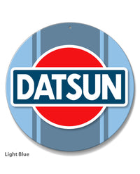 Datsun Emblem Round Aluminum Sign