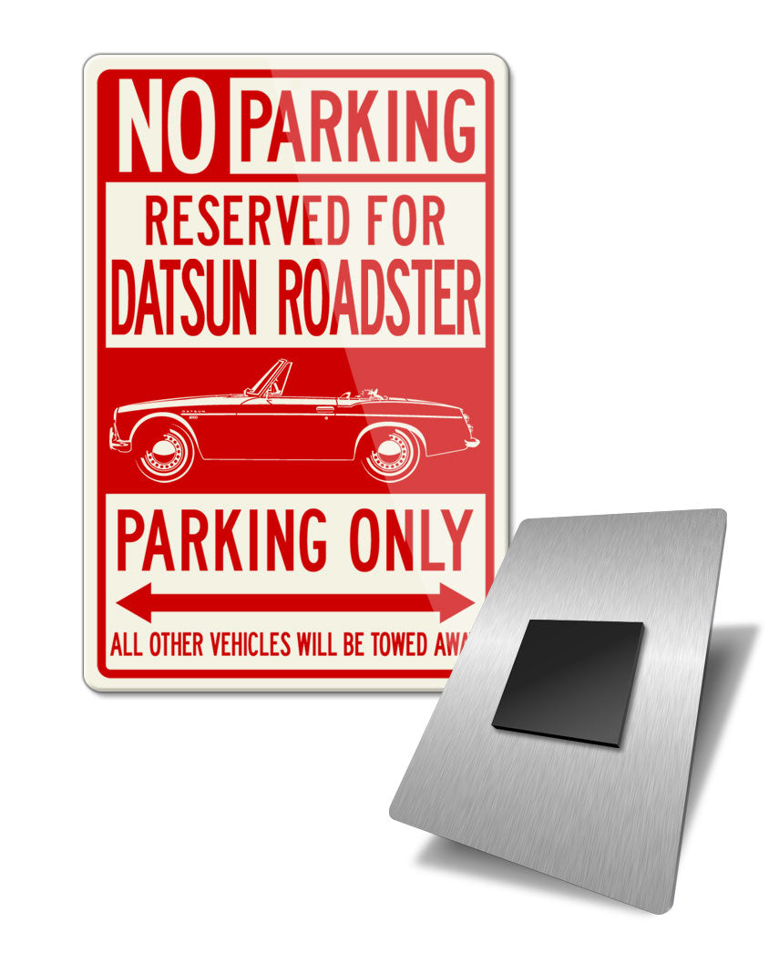 Datsun Roadster Fairlady Reserved Parking Fridge Magnet