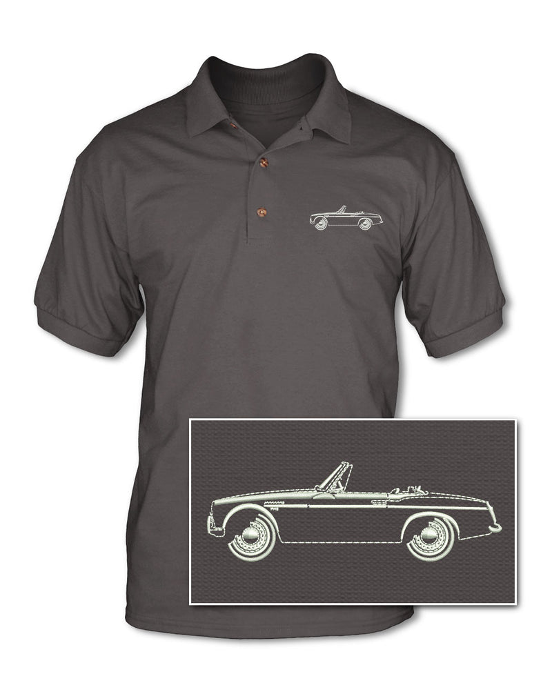 Datsun Roadster 2000 1600 Fairlady Adult Pique Polo Shirt - Side View