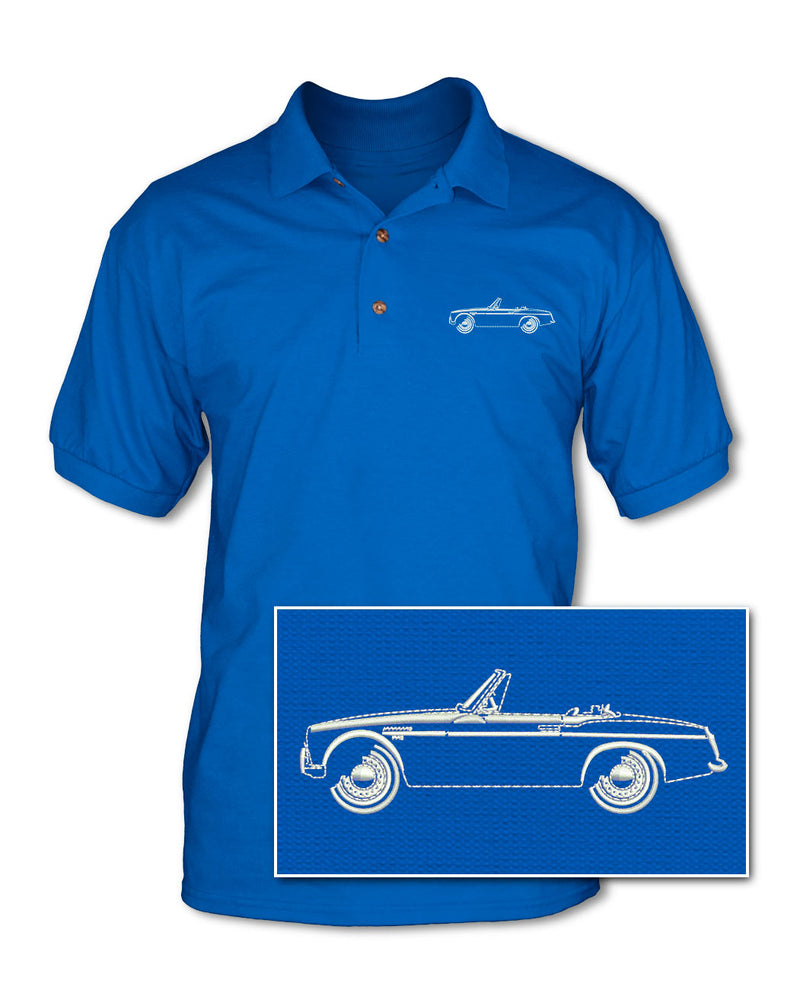 Datsun Roadster 2000 1600 Fairlady Adult Pique Polo Shirt - Side View