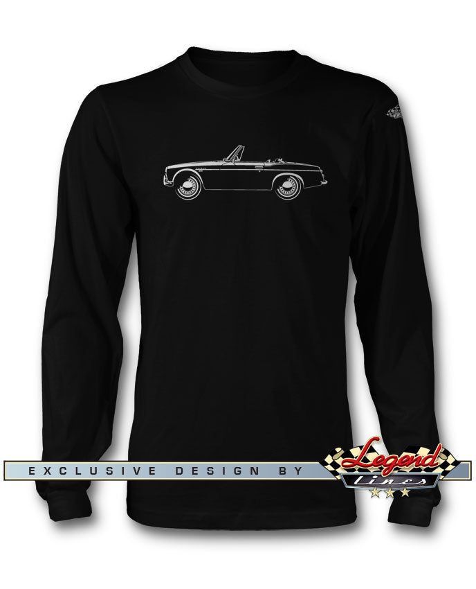Datsun Roadster 2000 1600 Fairlady T-Shirt - Long Sleeves - Side View