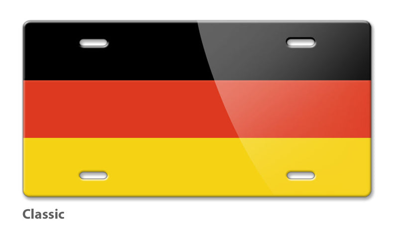 German Flag Novelty License Plate