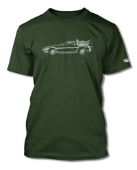 DeLorean DMC Back to the future I T-Shirt - Men - Side View