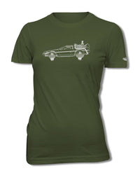 DeLorean DMC Back to the future II T-Shirt - Women - Side View