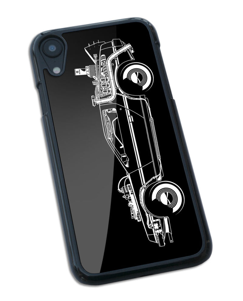 DeLorean DMC Back to the future III Smartphone Case - Side View