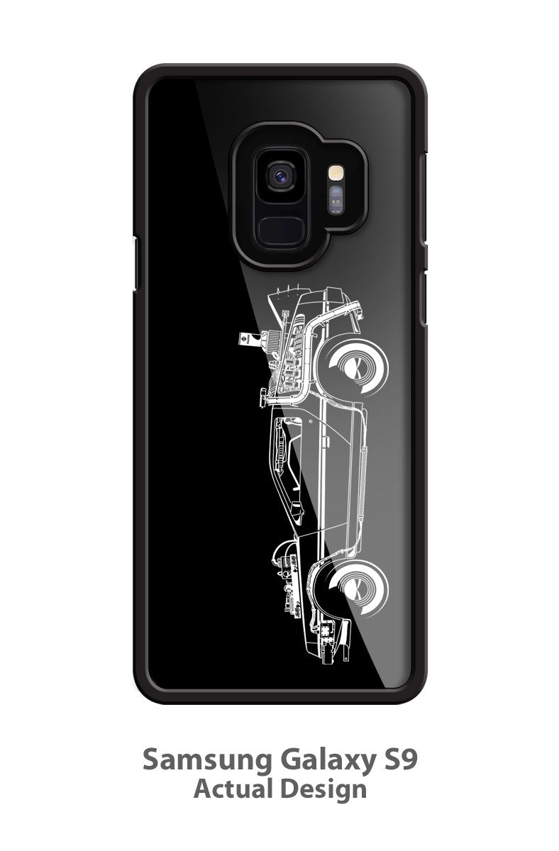 DeLorean DMC Back to the future III Smartphone Case - Side View