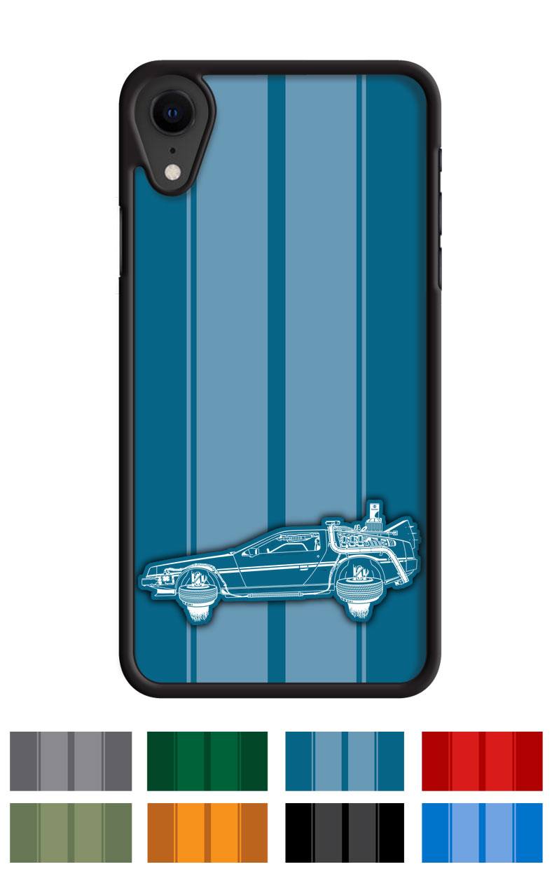 DeLorean DMC Back to the future II Smartphone Case - Racing Stripes