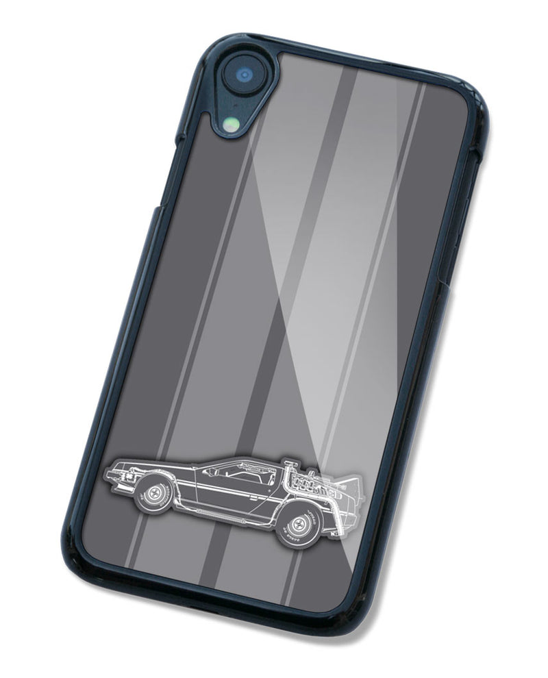 DeLorean DMC Back to the future I Smartphone Case - Racing Stripes