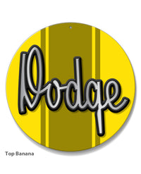 Dodge A100 Emblem Novelty Round Aluminum Sign