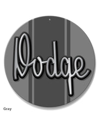 Dodge A100 Emblem Novelty Round Aluminum Sign