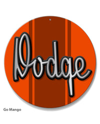 Dodge A100 Emblem Novelty Round Aluminum Sign