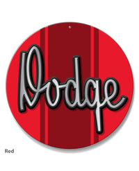 Dodge A100 Emblem Novelty Round Aluminum Sign