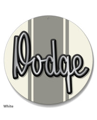 Dodge A100 Emblem Novelty Round Aluminum Sign