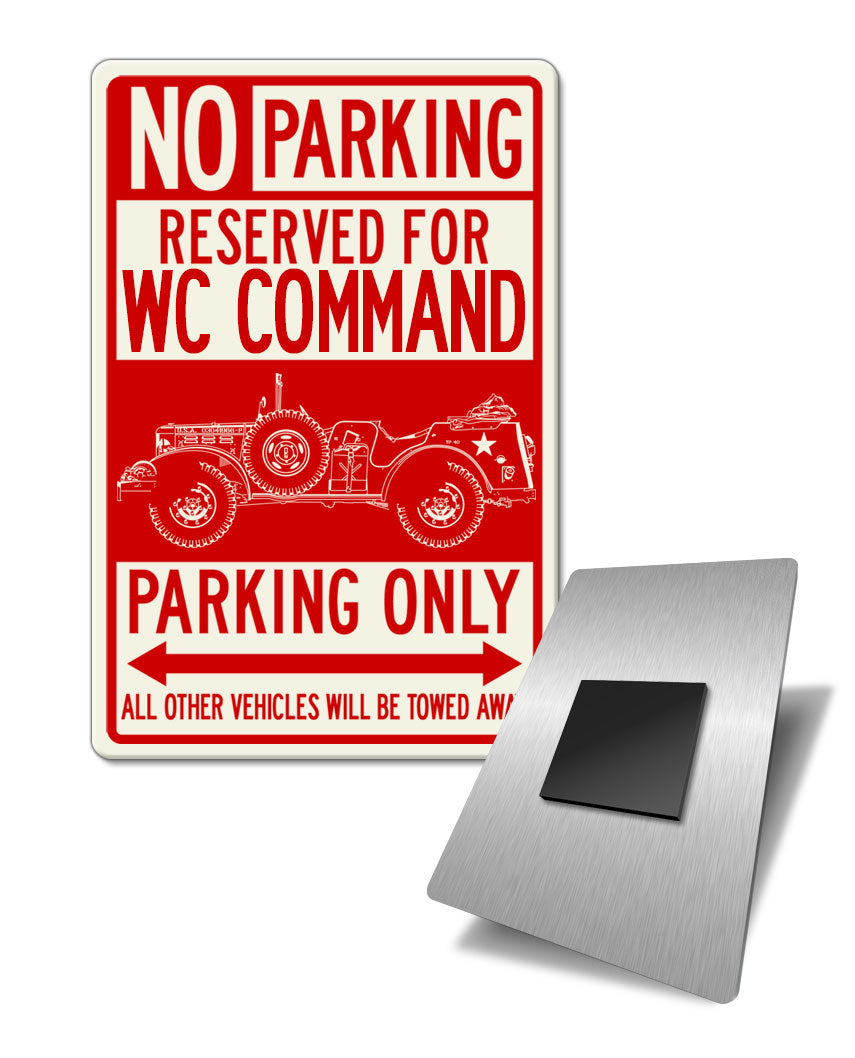 1944 Dodge WC-56 / WC-57 Command Car WWII Parking Fridge Magnet