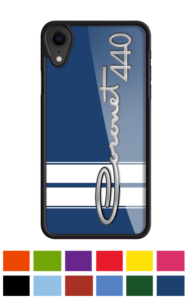 Dodge Coronet 440 1965 - 1966 Emblem Smartphone Case - Racing Stripes