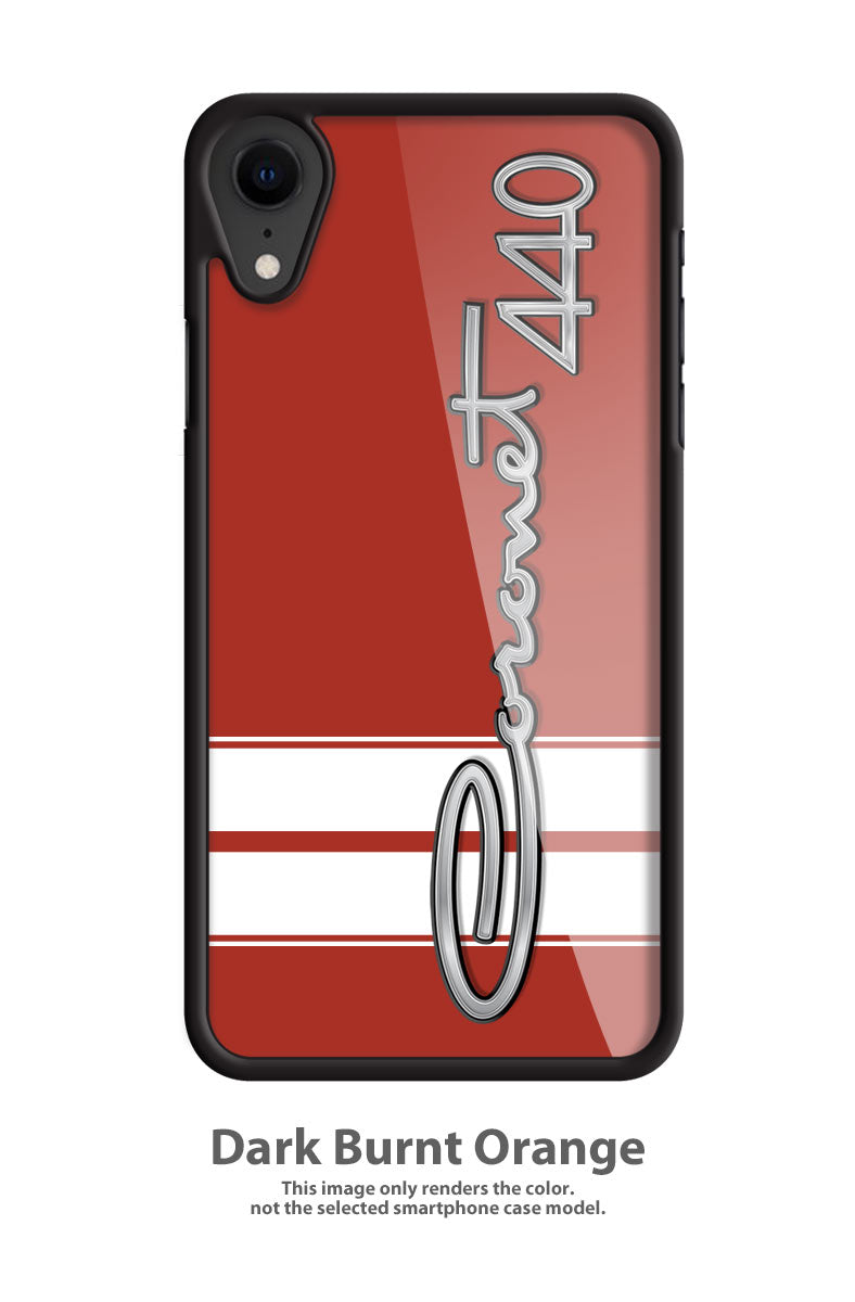 Dodge Coronet 440 1965 - 1966 Emblem Smartphone Case - Racing Stripes