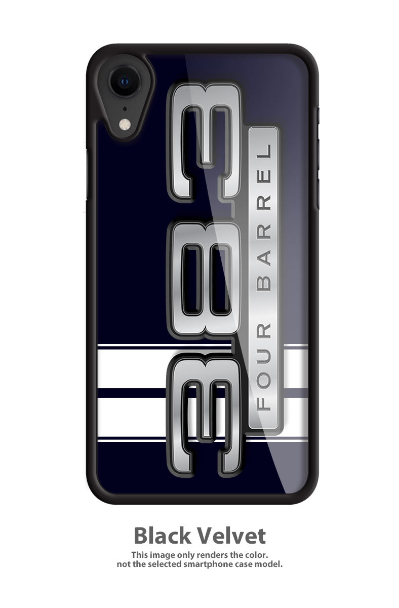 Dodge 383 4 Barrel 1967 - 1968 Emblem Smartphone Case - Racing Stripes