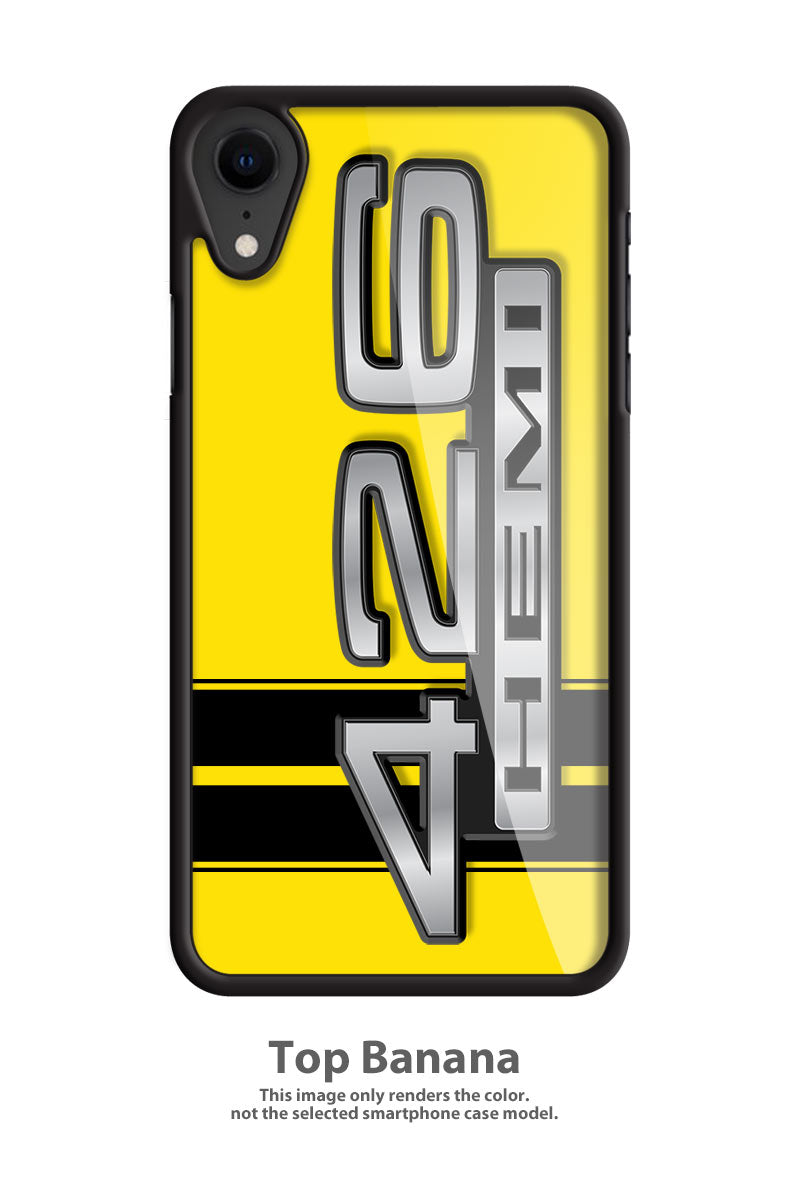 Dodge HEMI 426 1967 - 1968 Emblem Smartphone Case - Racing Stripes