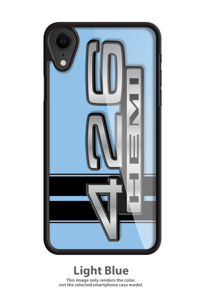 Dodge HEMI 426 1967 - 1968 Emblem Smartphone Case - Racing Stripes